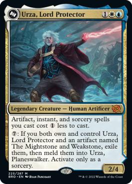 Urza, Lord Protector -> Urza, Planeswalker - The Brothers' War