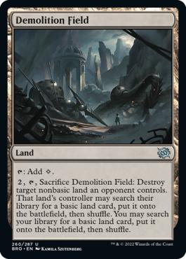 Demolition Field - The Brothers' War