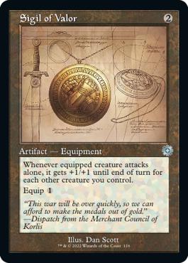 Sigil of Valor - The Brothers' War Retro Artifacts