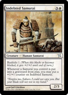 Indebted Samurai - Betrayers of Kamigawa