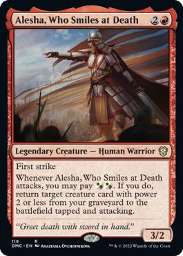 Alesha, Who Smiles at Death - Dominaria United Commander