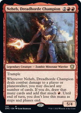 Neheb, Dreadhorde Champion - Dominaria United Commander