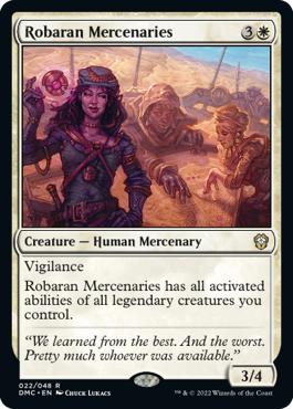 Robaran Mercenaries - Dominaria United Commander