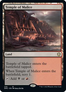 Temple of Malice - Dominaria United Commander
