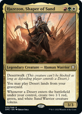Hazezon, Shaper of Sand - Dominaria United Commander