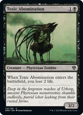Toxic Abomination - Dominaria United