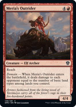 Meria's Outrider - Dominaria United