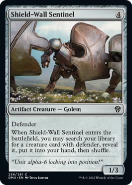 Shield-Wall Sentinel - Dominaria United