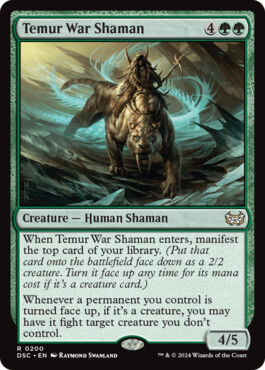 Temur War Shaman - Duskmourn: House of Horror Commander