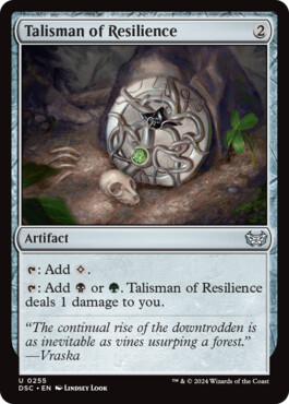 Talisman of Resilience - Duskmourn: House of Horror Commander