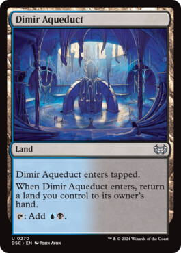 Dimir Aqueduct - Duskmourn: House of Horror Commander