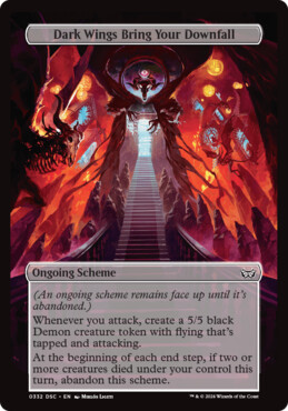 Dark Wings Bring Your Downfall - Duskmourn: House of Horror Commander