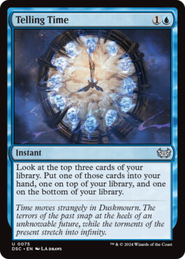 Telling Time - Duskmourn: House of Horror Commander