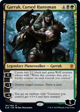 Garruk, Cursed Huntsman - Throne of Eldraine