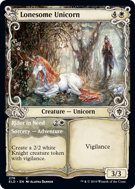 Lonesome Unicorn - Throne of Eldraine