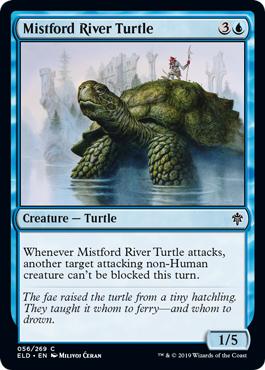 Mistford River Turtle - Throne of Eldraine
