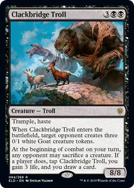 Clackbridge Troll - Throne of Eldraine