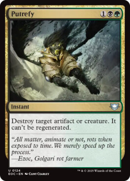 Putrefy - Edge of Eternities Commander