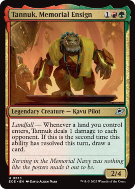 Tannuk, Memorial Ensign - Edge of Eternities