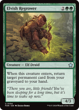 Elvish Regrower - Magic: The Gathering Foundations