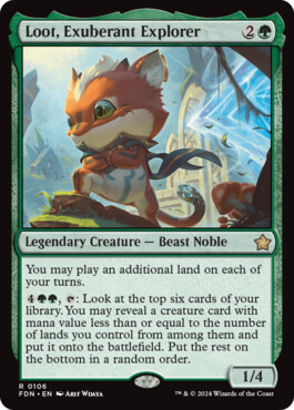 Loot, Exuberant Explorer - Magic: The Gathering Foundations