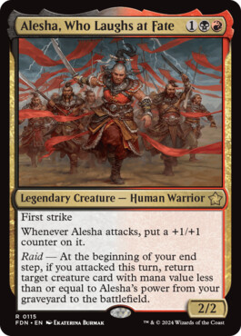 Alesha, Who Laughs at Fate - Magic: The Gathering Foundations