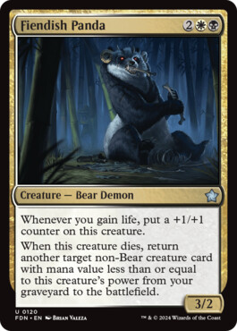 Fiendish Panda - Magic: The Gathering Foundations