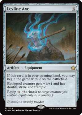 Leyline Axe - Magic: The Gathering Foundations