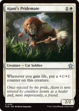 Ajani's Pridemate - Magic: The Gathering Foundations