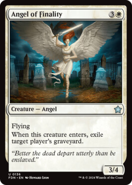 Angel of Finality - Magic: The Gathering Foundations