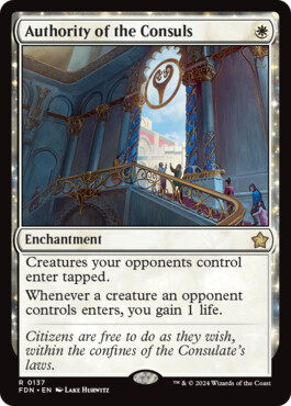 Authority of the Consuls - Magic: The Gathering Foundations