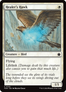 Healer's Hawk - Magic: The Gathering Foundations