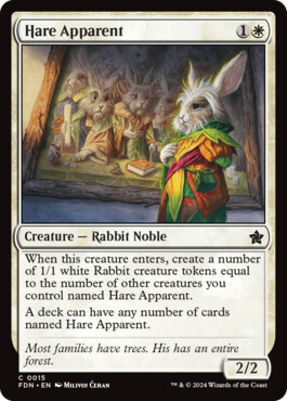 Hare Apparent - Magic: The Gathering Foundations