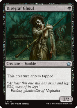 Diregraf Ghoul - Magic: The Gathering Foundations