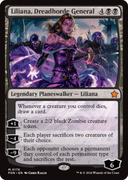 Liliana, Dreadhorde General - Magic: The Gathering Foundations