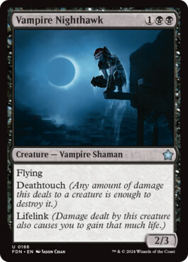 Vampire Nighthawk - Magic: The Gathering Foundations