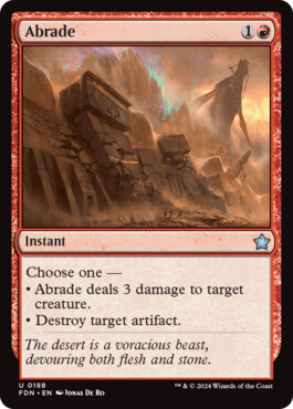 Abrade - Magic: The Gathering Foundations