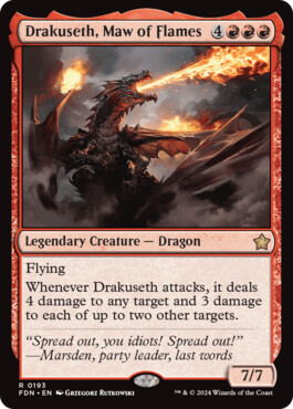 Drakuseth, Maw of Flames - Magic: The Gathering Foundations