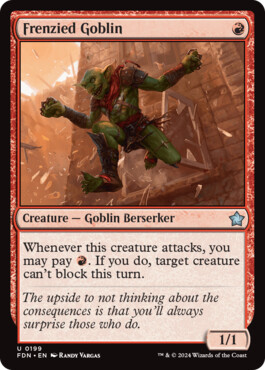 Frenzied Goblin - Magic: The Gathering Foundations