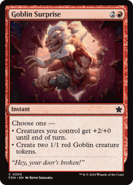 Goblin Surprise - Magic: The Gathering Foundations