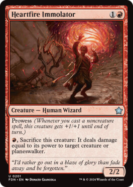 Heartfire Immolator - Magic: The Gathering Foundations