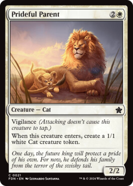 Prideful Parent - Magic: The Gathering Foundations