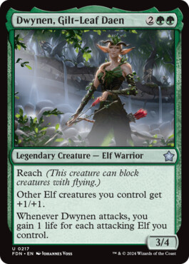 Dwynen, Gilt-Leaf Daen - Magic: The Gathering Foundations