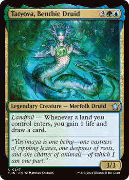 Tatyova, Benthic Druid - Magic: The Gathering Foundations