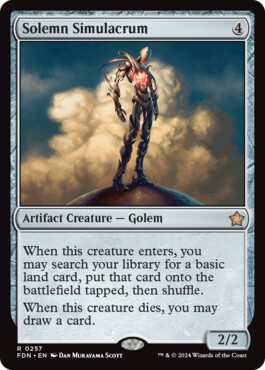 Solemn Simulacrum - Magic: The Gathering Foundations