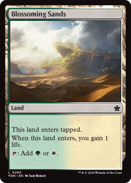 Blossoming Sands - Magic: The Gathering Foundations