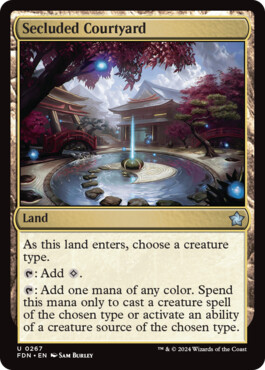 Secluded Courtyard - Magic: The Gathering Foundations