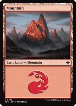 Mountain - Magic: The Gathering Foundations