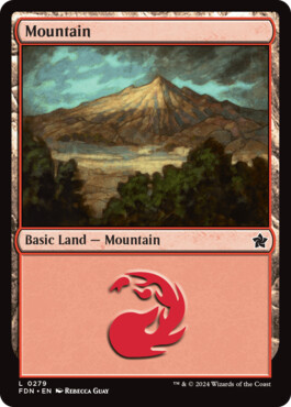 Mountain - Magic: The Gathering Foundations