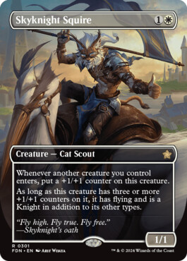 Skyknight Squire - Magic: The Gathering Foundations